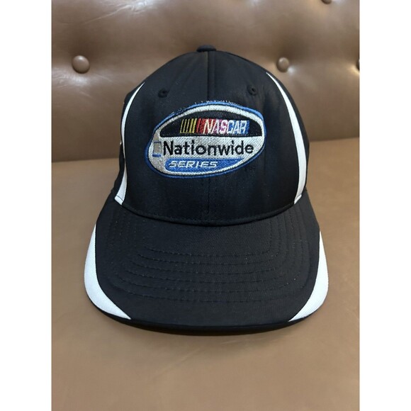 NASCAR Hat L/XL Nationwide Series 2008 2014 Authentic Stretch Victory Lane - Picture 1 of 8